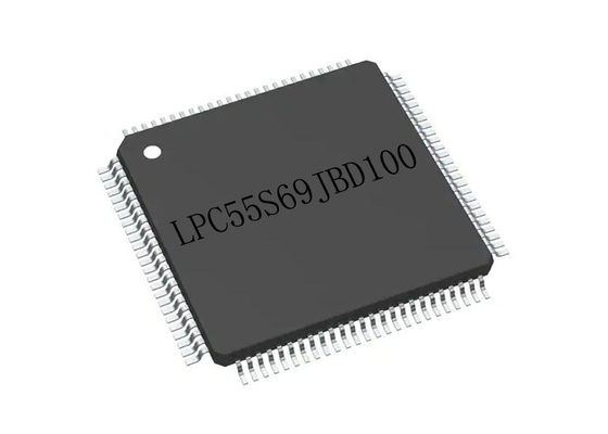 microcontrolador IC de la base del microprocesador LPC55S69JBD100 32Bit del circuito integrado 150MHz solo