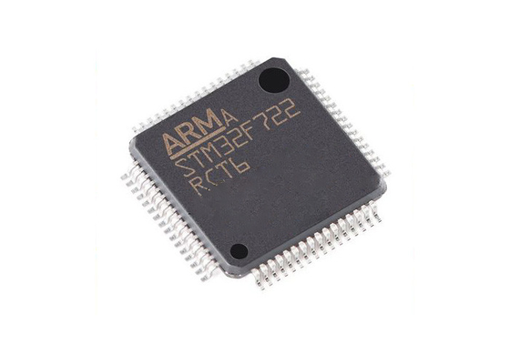 Paquete del Solo-corazón 64-LQFP de los ICs Chip Flash Microcontroller IC STM32F722RCT6