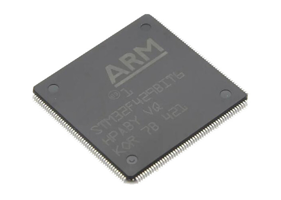 Los microcontroladores saltan STM32F429BIT6 LQFP208 32Bit que la sola base 180MHz integró IC