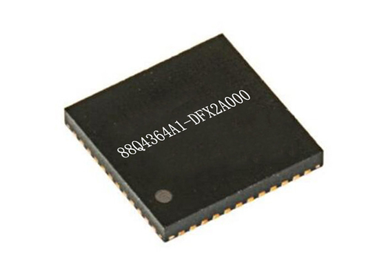 Transmisor-receptor WQFN52 de la capa física de Ethernet de los pares de IC 88Q4364A1-DFX2A000 de Ethernet solo
