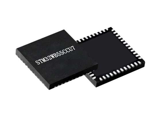 Transmisor-receptor de 32 bits IC del brazo 2.48GHz RF del microcontrolador MCU STM32WB55CCU7 MCU