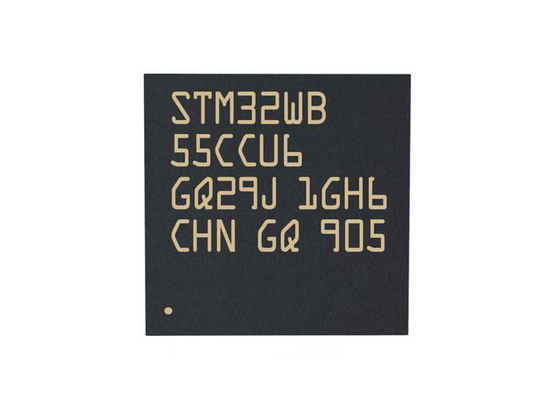 STM32WB55CCU6 32 megaciclos 256 microcontrolador expuesto MCU del cojín de los kilobytes 48-UFQFN