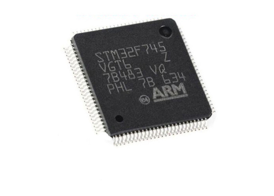 La CPU de alto rendimiento de STM32F745VGT6 216 megaciclos integró los microcontroladores IC