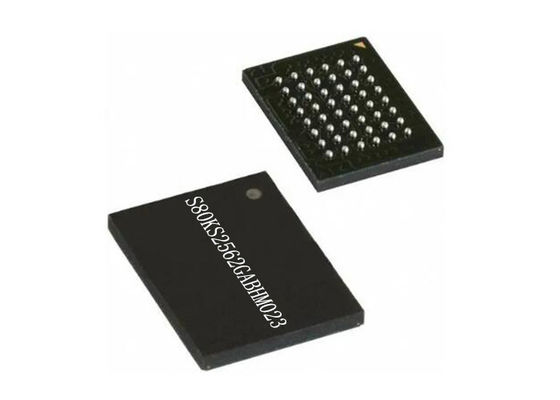Del circuito integrado del microprocesador S80KS2562GABHM023 pseudo SRAM memoria del chip de memoria 24FBGA