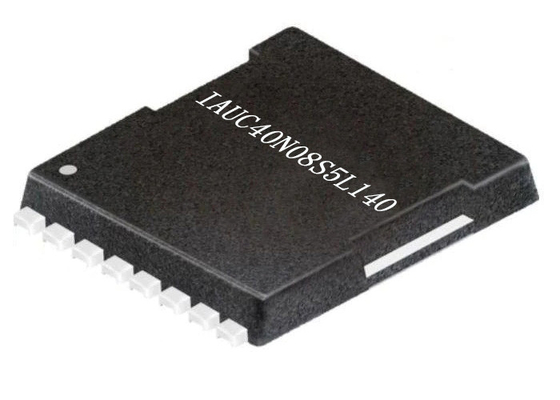 Transistores superficiales del soporte PG-TDSON-8-33 del microprocesador IAUC40N08S5L140 del circuito integrado