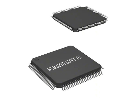Soporte superficial de IC STM32H753VIT6 480MHz 100-LQFP del microcontrolador del ARM Cortex