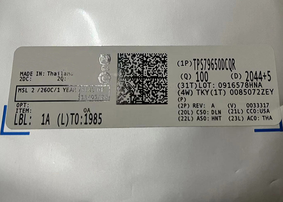 Ruido ultrabajo linear de los reguladores 1A del marginado bajo del microprocesador TPS79650DCQR del circuito integrado