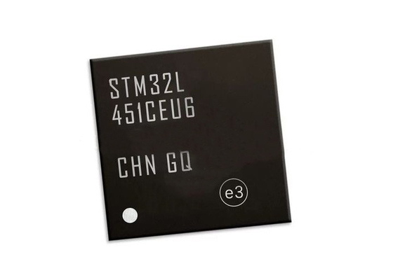 solo microcontrolador superficial de 32 bits IC del soporte STM32L451CEU6 de la base 48-UFQFPN