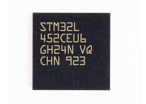 FLASH del microprocesador 512KB del microcontrolador del microcontrolador MCU STM32L452CEU6 48UFQFN 32Bit