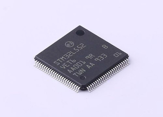 100-LQFP el BRAZO superficial Cortex-M33 del soporte STM32L552VET6 integró los microcontroladores IC