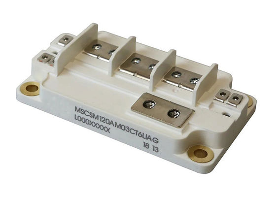 Transistores automotrices del arsenal 1200V 805A del Mosfet de los módulos MSCSM120AM03CT6LIAG de IGBT