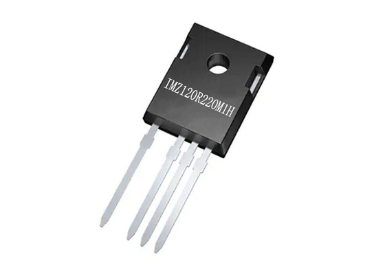 Transistores TO-247-4 de los FETs del MOSFET del carburo de silicio del MOSFET IMZ120R220M1H de CoolSiC solos