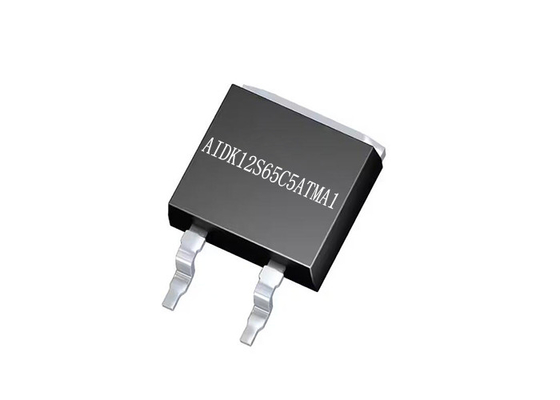Diodos TO-263-3 de los rectificadores de Schottky AIDK12S65C5ATMA1 650V del carburo de silicio solos