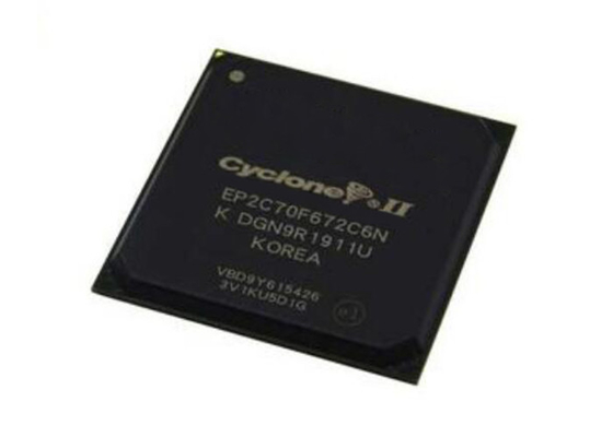 Arsenal de puerta programable del campo del microprocesador 672-FBGA del circuito integrado del chip CI EP2C70F672C6N