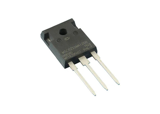 Transistores del carburo de silicio del canal N del microprocesador MSC025SMA120B del circuito integrado