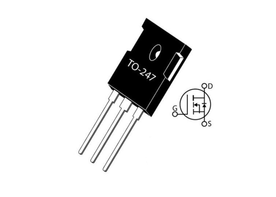 MOSFET TO-247-3 del poder del canal N del carburo de silicio del microprocesador MSC017SMA120B del circuito integrado