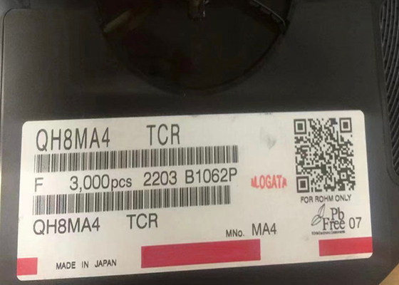 Soporte de la superficie de los transistores 8-SMD del arsenal 30V 9A del Mosfet del microprocesador QH8MA4TCR del circuito integrado