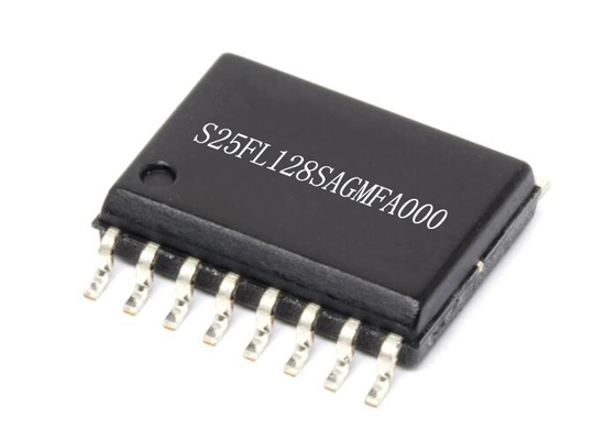 NI microprocesador del circuito integrado de IC S25FL128SAGMFA000 16-SOIC 128Mbit de memoria Flash