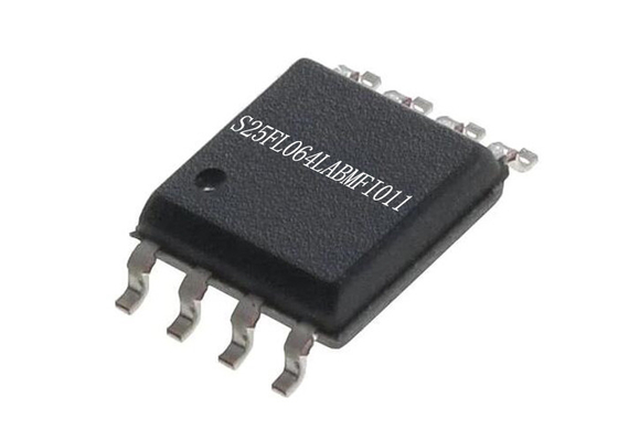 FLASH 108MHz NI microprocesador 64Mbit del circuito integrado de IC S25FL064LABMFI011 8-SOIC de la memoria