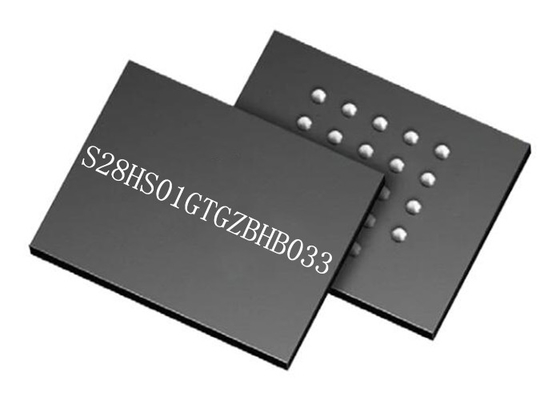 FLASH NI chips de memoria del microprocesador 200MHz 24-FBGA del circuito integrado S28HS01GTGZBHB033