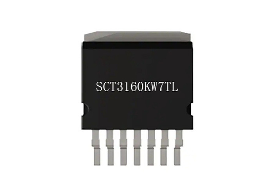 Transistores de los MOSFETs del canal N del microprocesador SCT3160KW7TL 17A del circuito integrado solos
