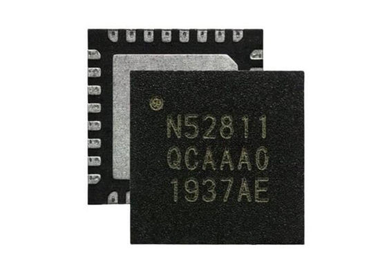transmisor-receptor IC NRF52811-QCAA-B-R7 BT de la energía baja de 2.4GHz BLE 5,3 SoC 32-VFQFN
