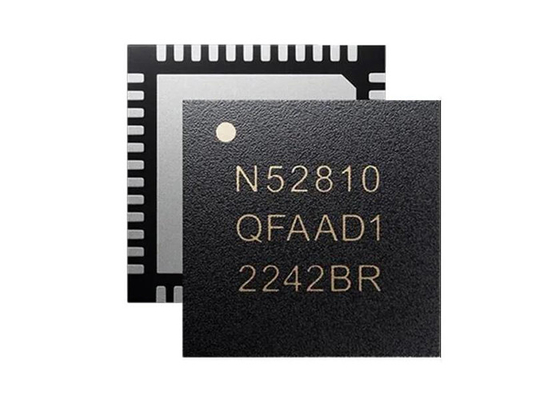 2,4 microprocesador del sistema Qn A del transmisor-receptor NRF52810-QFAA-E-R 48-VFQFN RF del gigahertz