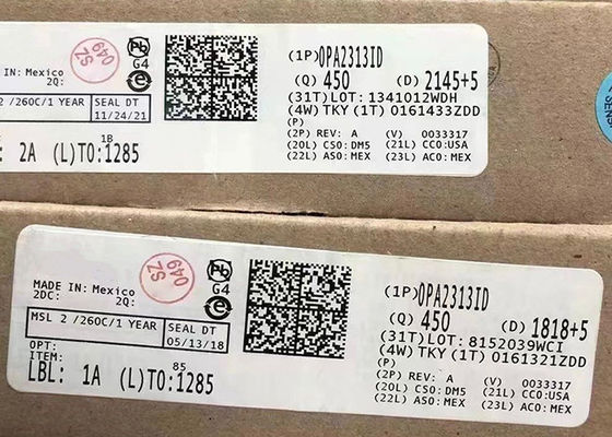 Chip de circuito integrado OPA2313ID Amplificador de propósito general 2 Circuito de tren a tren 8-SOIC
