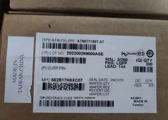 Chip de circuito integrado ATMXT1189T-AT Controladores de pantalla táctil para automóviles LQFP144