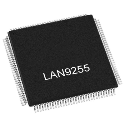 El sistema de control de Ethernet LAN9255-I/ZMX020 3.3V es el controlador de Ethernet IC 128-TQFP