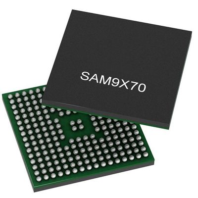Microcontrolador MCU SAM9X72-I/4PB 1 núcleo de 32 bits IC de microprocesador TFBGA240