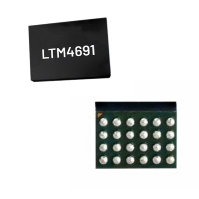 Chip de circuito integrado LTM4691IY con bajo número de VIN doble 2A regulador de cañón BGA24