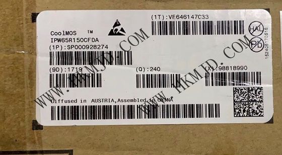 Chip de circuito integrado IPW65R150CFDA a través de un transistor MOSFET de potencia de 650V