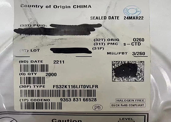 Microcontrolador MCU FS32K116LIT0VLFR 48MHz ARM Cortex-M0+ S32K Microcontrolador IC 48-LQFP