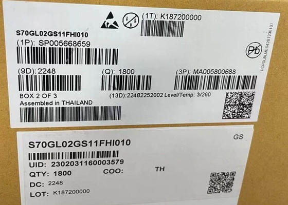 Chip de IC de memoria S70GL02GS11FHI010 2Gbit paralelo o flash Chip de memoria BGA-64