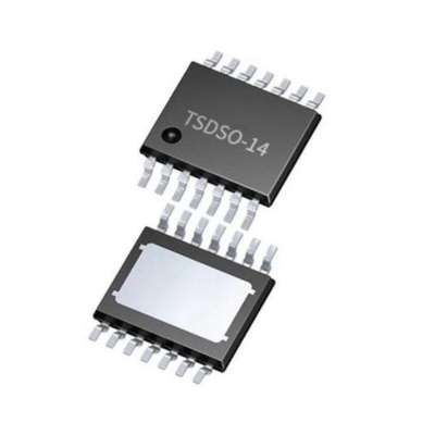 Chip de circuito integrado TLE75004-EPD SPI controlado por un interruptor de 4 canales en el lado inferior