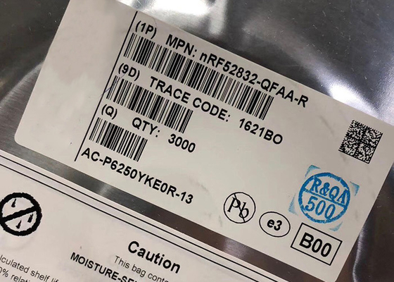 Sistema Multiprotocol del RF en el microprocesador NRF52832-QFAA-R NRF52832 BT Smart 2.4GHz SoC