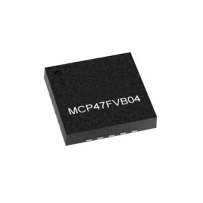Chip de circuito integrado MCP47FVB04-E/MQ DAC de salida de 8 bits con interfaz I2C