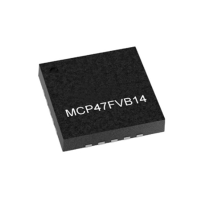 Chip de circuito integrado MCP47FVB14-E/MQ Convertidores de 10 bits de circuito digital a análogo QFN-20