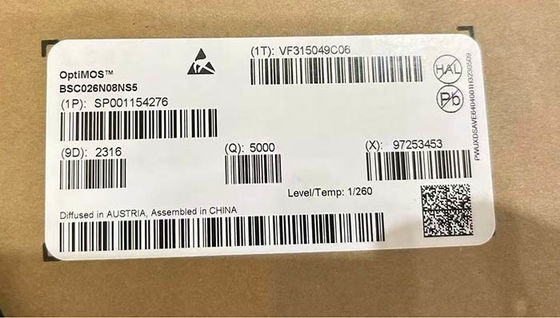 BSC026N08NS5 Chip de circuito integrado 80V OptiMOSTM 5 Transistores MOSFET de potencia