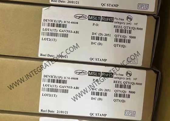 ICM-40608 Sensor IC Rendimiento de 6 ejes MEMS Seguimiento de movimiento IMU LGA-14 Sensores de movimiento