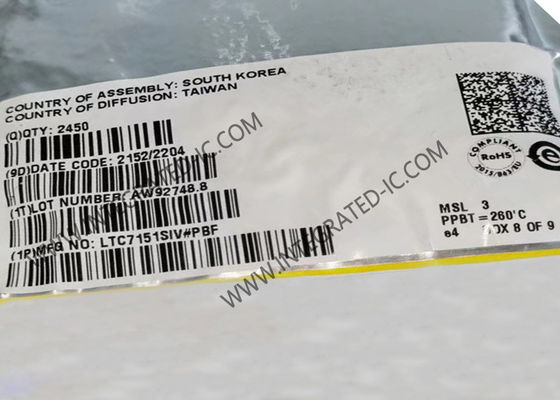 Eficacia alta LTC7151SIV 1MHz Buck Converter monolítico síncrono 28-VFQFN