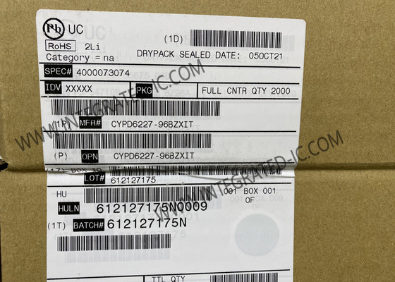 CYPD6227-96BZXI Chip de circuito integrado con doble puerto USB controlador de tipo C IC VFBGA96