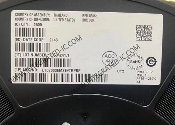 Chip de circuito integrado LTC7003EMSE 60V controlador de interruptor estático NMOS de lado alto protegido