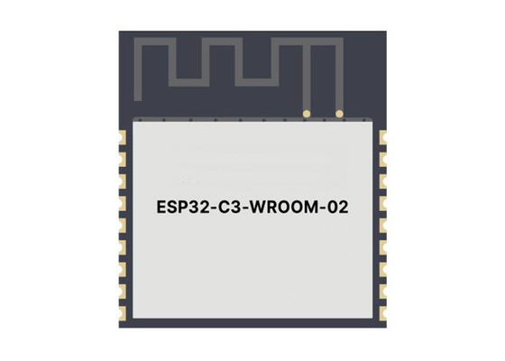 ESP32-C3-WROOM-02-N4 Módulo de comunicación inalámbrica 2.4GHz Wi-Fi + BT 5 módulos Antena de PCB