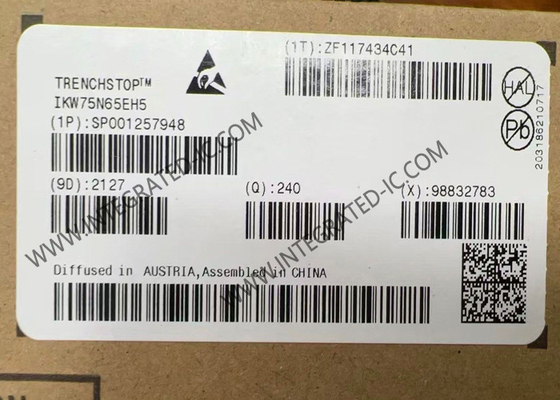 Chip de circuito integrado IKW75N65EH5 Transistores IGBT de conmutación dura de alta velocidad de 650 V