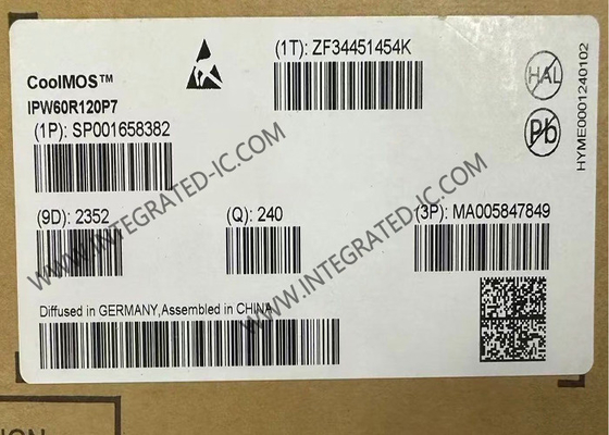 IPW60R120P7 Chip de circuito integrado de 600V de potencia de canal N MOSFET Transistores TO-247-3