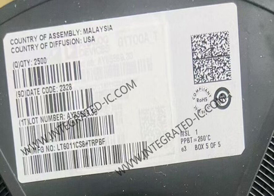 LT6011CS8 Chip de circuito integrado 135μA Amplificador operativo de salida de precisión de tren a tren
