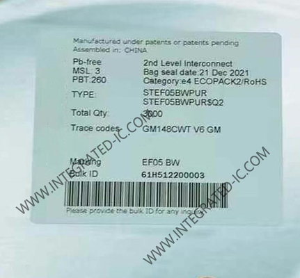 STEF05BWPUR Chip de circuito integrado fusible electrónico integrado para línea 5V DFN-10