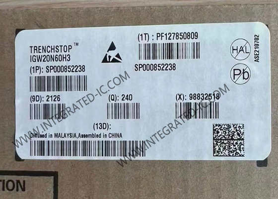 Chip de circuito integrado de alta velocidad 600V 20A Transistores IGBT TO-247-3